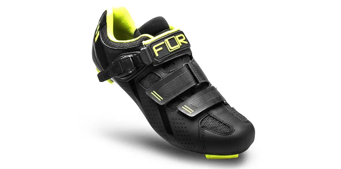 Flr F-15 High Performance Shoes - Black/N.Yellow 1
