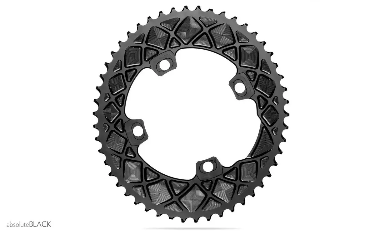 Absolute Oval Road Cr 2X 110/4&5 Fsa Absolutes - 39T-Black 1