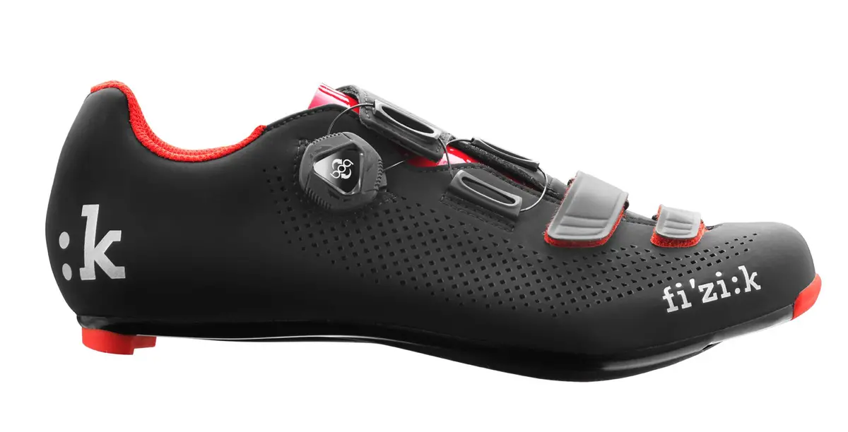 Fizik R4m Carbon Boa Shoes - Black/Red 1