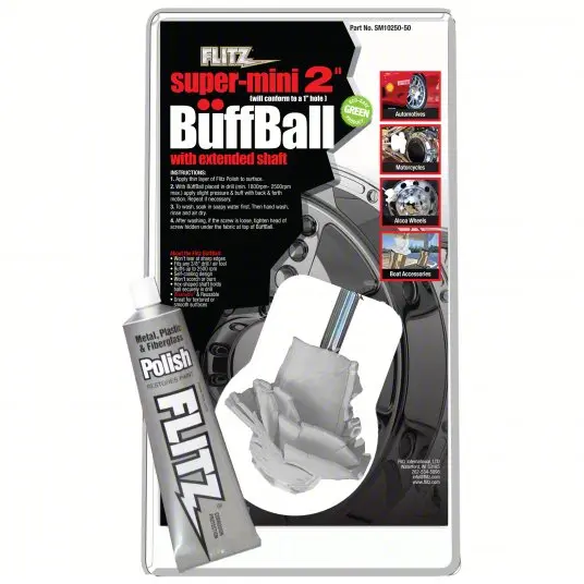 Flitz 2" Buff Ball W/ 1.76Oz Tube 1