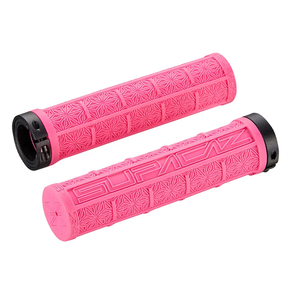 Supacaz Mtb Grizips - Neon Pink 1