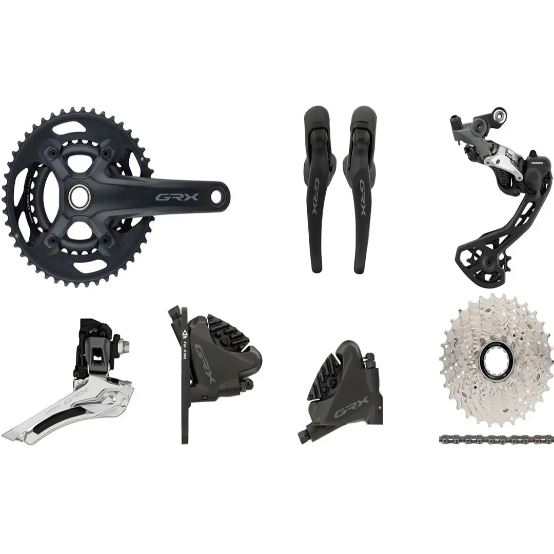 Shimano Grx-Rx600 2X11 Disk Brake Groupset - 46/30T, 11-34T 1