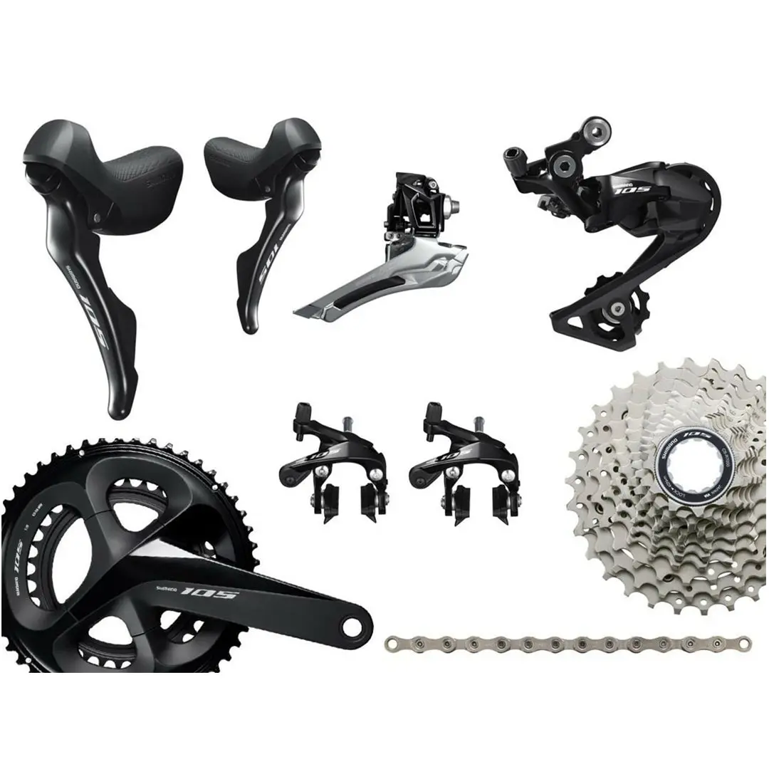 Shimano 105 R7000 2X11 Rim Brake Groupset - 50/34T, 11-28T 1