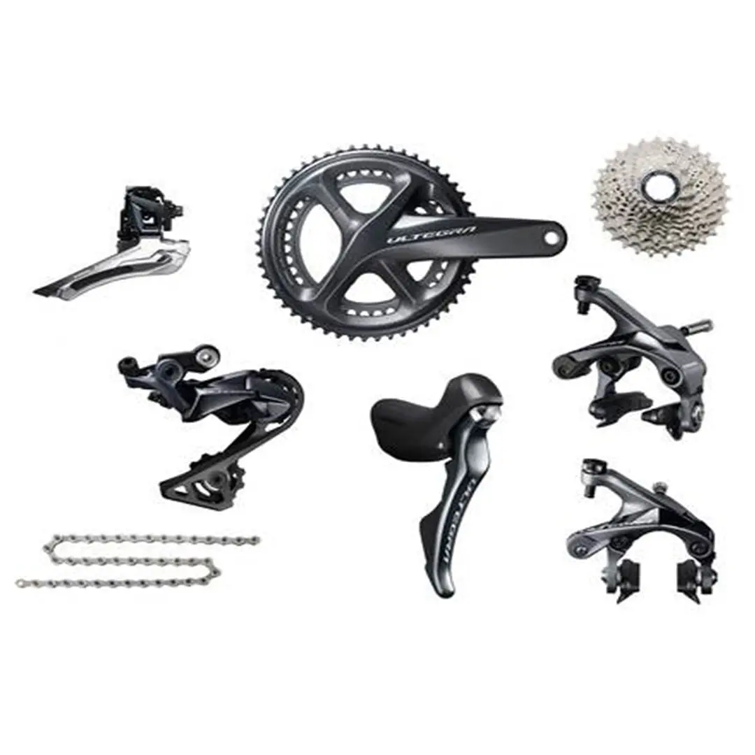 Shimano Ultegra R8000 2X11 Rim Brake Groupset - 50/34T, 11-28T 1