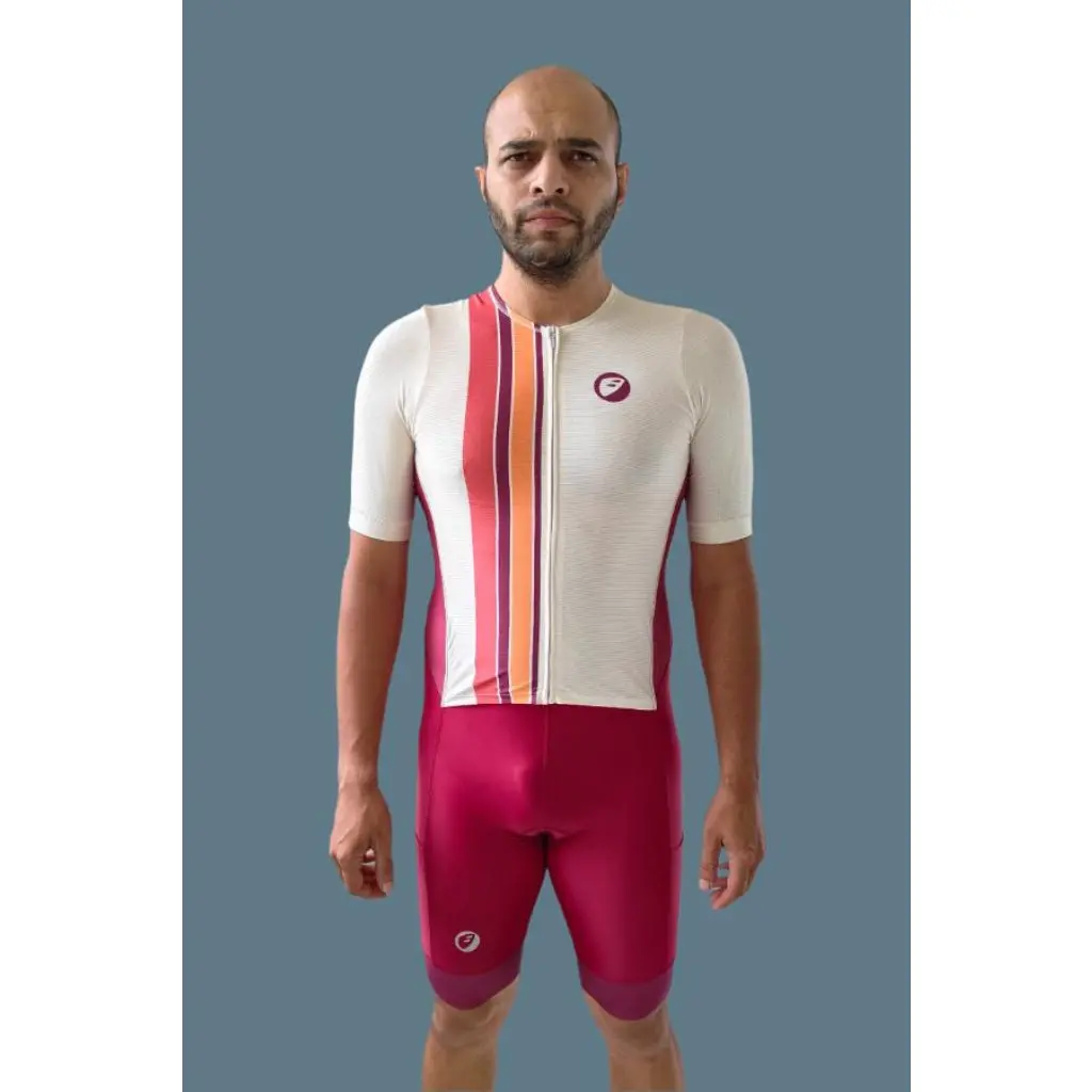 Apace Butterfly Men's Trisuit - Ruby 1