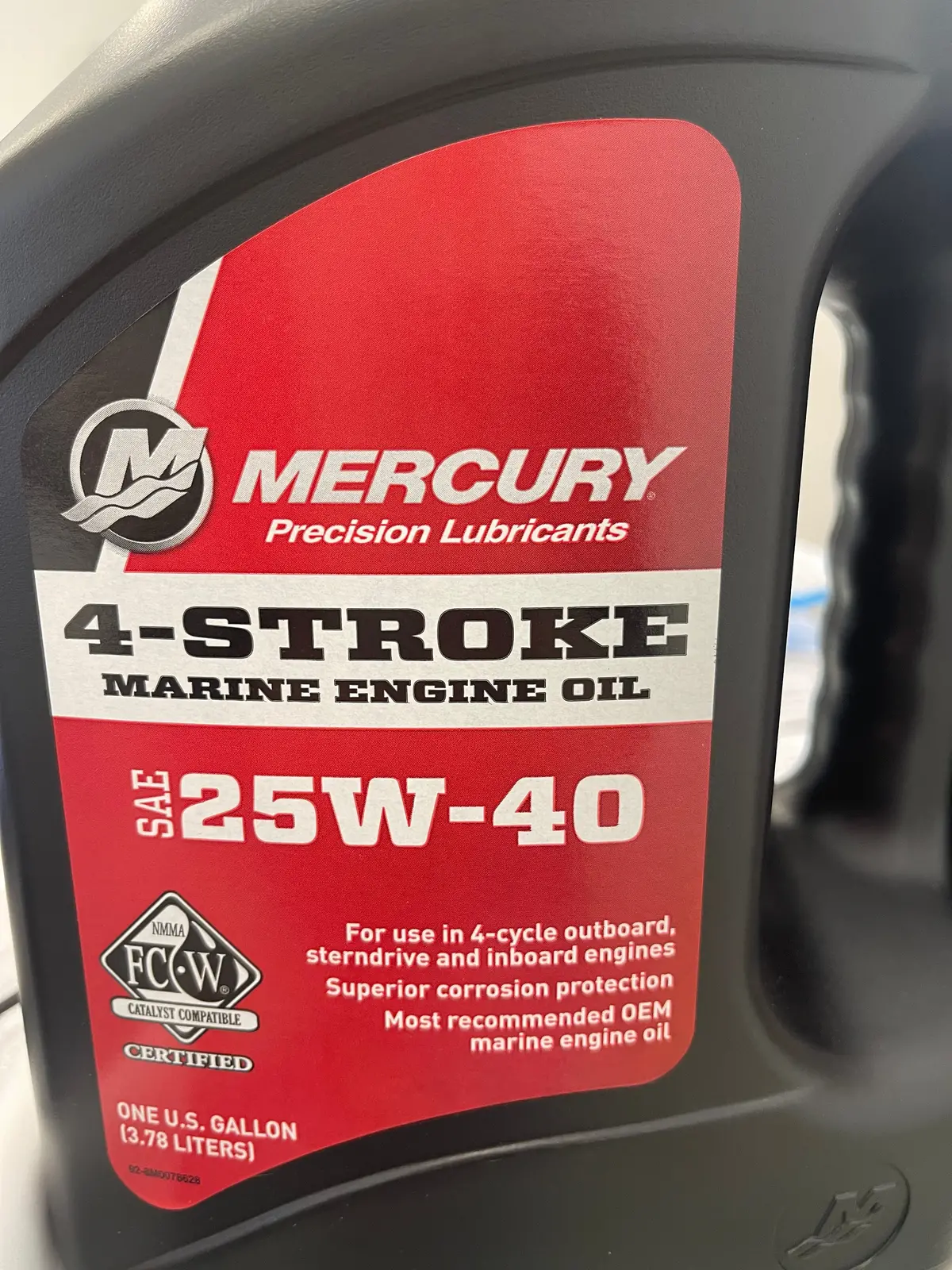 Mercury 4-Stroke Marine Engine Oil 8M0078628 1