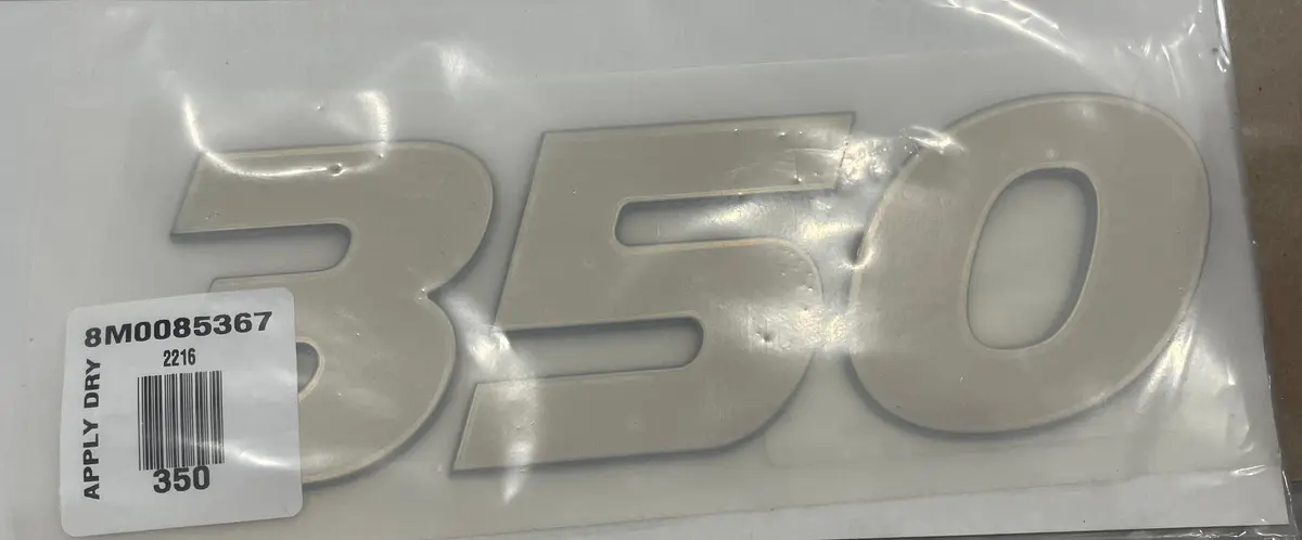 Mercury Decal - Rear 350 8M0085367 1