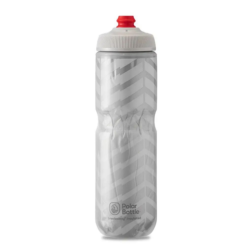 Polar Breakaway Insulated Ridge Bottle - White/Silver 1