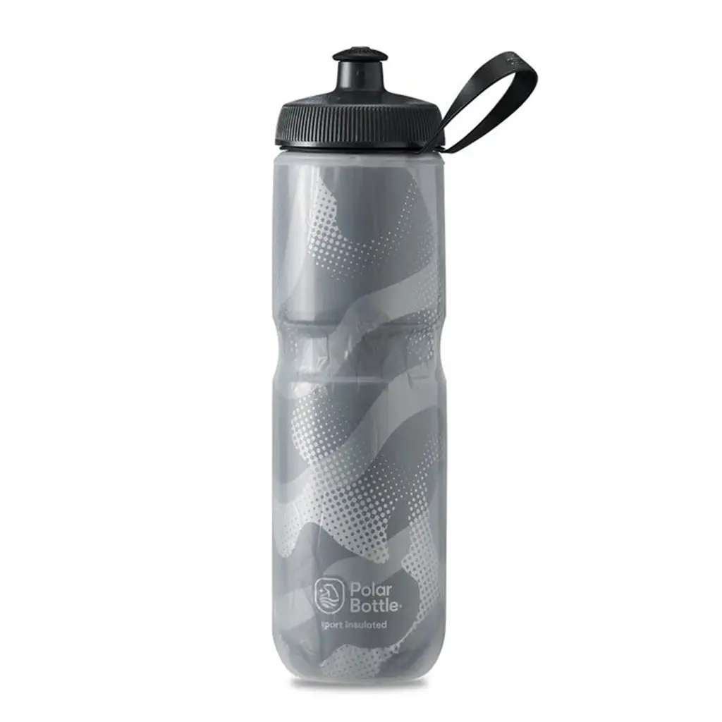 Polar Sport Insulated Contender Bottle - Charcoal/Silver 1