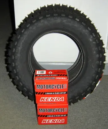 (03A/13) Irc Brand 10" Tires And Tubes Ct70 1