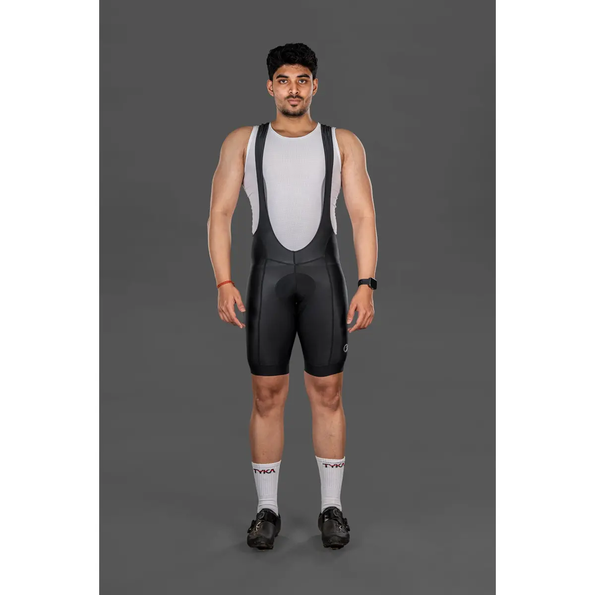 Apace Sprint Men's Racing Bib Shorts - Ebony 1
