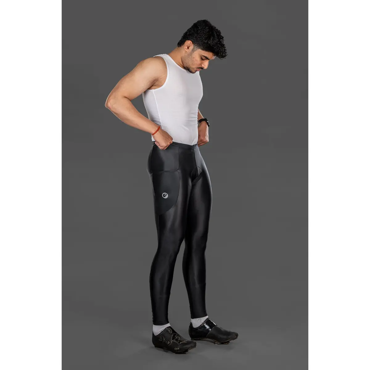 Apace Blade Men's Full-Length Cycling Tights - Black 1