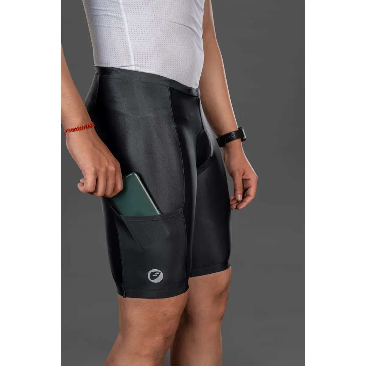 Apace Evolve Men's Bibless Cycling Shorts - Black 1