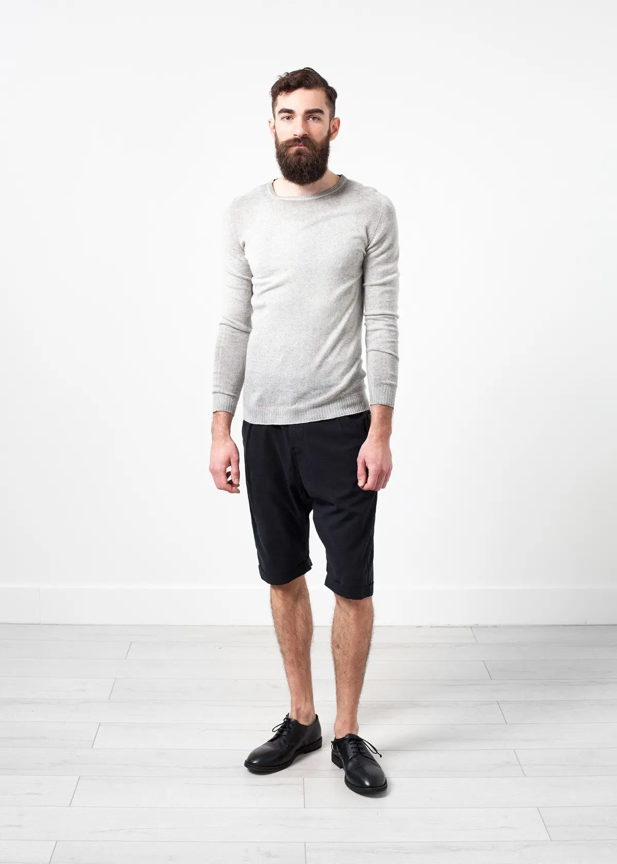 Mottled Cashmere Crewneck 1