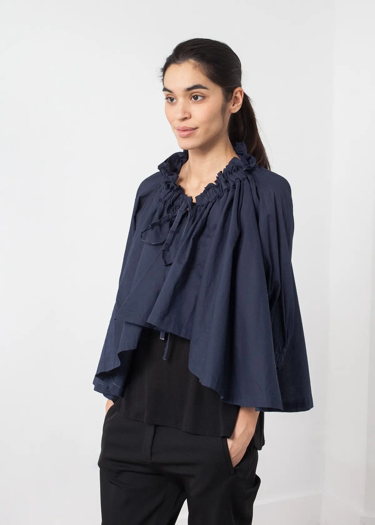 Ruffled Cabin Top 1