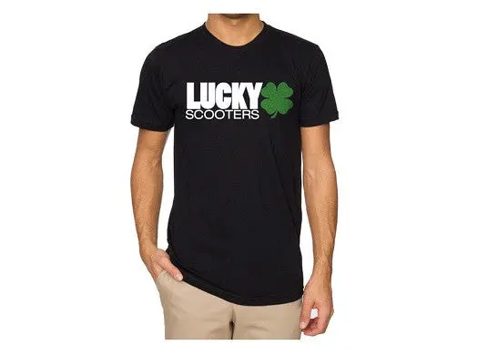 Lucky Logo Scooter Adult T-Shirt 1