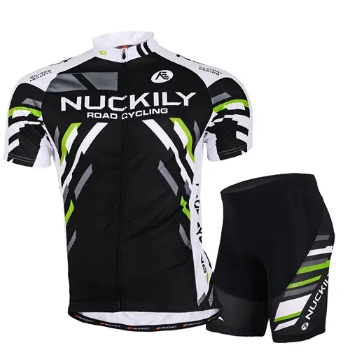 Nuckily Mycycology Ma004-Mb004 Half Sleeves Jersey And Gel Padded Shorts 1