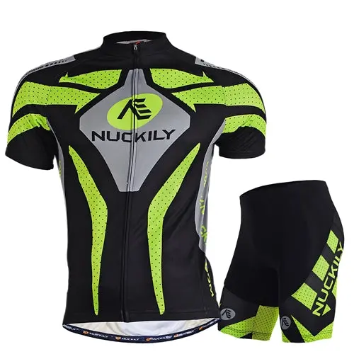 Nuckily Mycycology Ma005-Mb005 Half Sleeves Jersey And Gel Padded Shorts 1