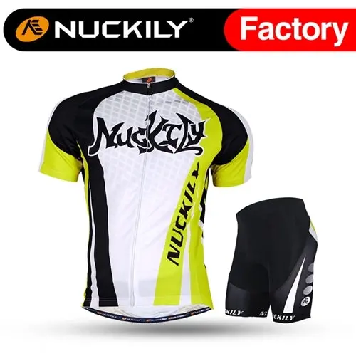 Nuckily Mycycology Ma007-Mb007 Half Sleeves Jersey And Gel Padded Shorts 1