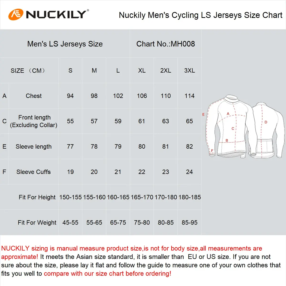 Nuckily Mycycology Mh008 Full Sleeves Cycling Jersey - Blue 3