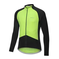 Nuckily Mycycology Mh023 Full Sleeves Cycling Jersey - Neon Green 1
