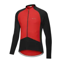 Nuckily Mycycology Mh023 Full Sleeves Cycling Jersey - Red 1