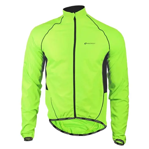 Nuckily Mj004 Long Sleeve Cycling Rain/Wind Protector Jersey 1