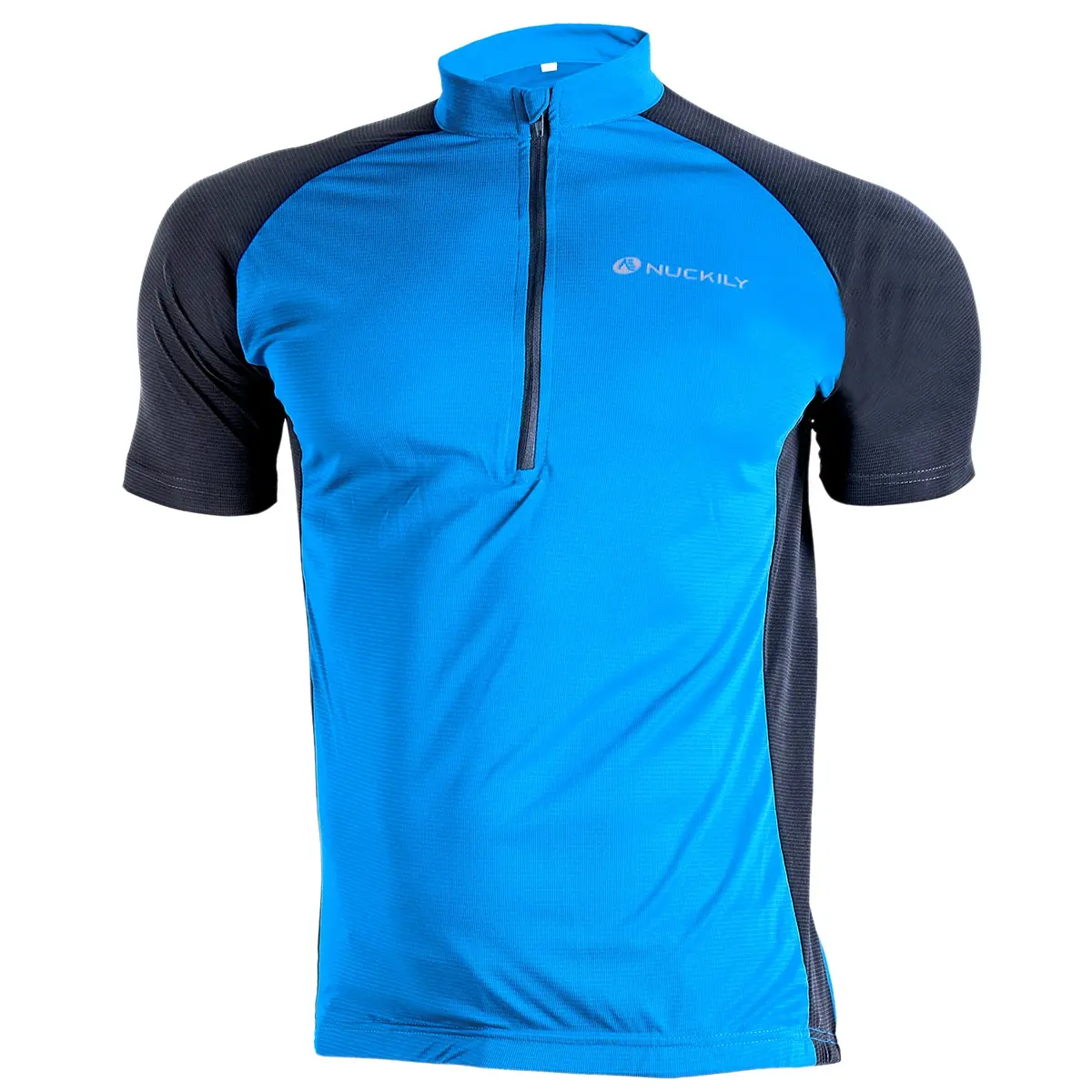 Nuckily Mycycology Nj601 Short Sleeves Cycling Jersey - Blue 1