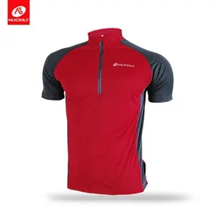 Nuckily Mycycology Nj601 Short Sleeves Cycling Jersey - Red 1