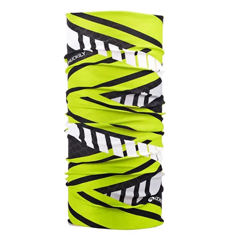 Nuckily Summer Riding Outdoor Magic Scarf Seamless Multifunctional Bandana - Neon Green 1