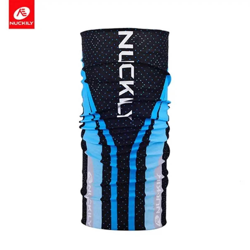 Nuckily Summer Riding Outdoor Magic Scarf Seamless Multifunctional Bandana - Blue 1