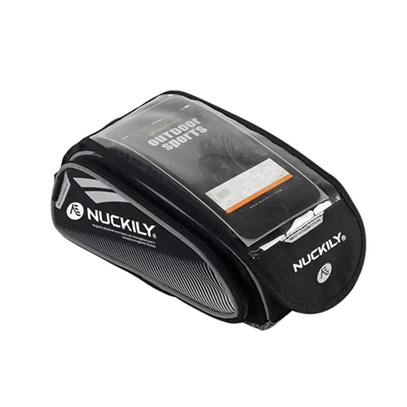 Nuckily Mc-Pl06 Black Bicycle Saddle Bag For Mobile Phone And Accessories 1