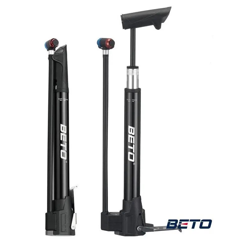 Beto 011-Ag Mini Floor Pump - Black 1
