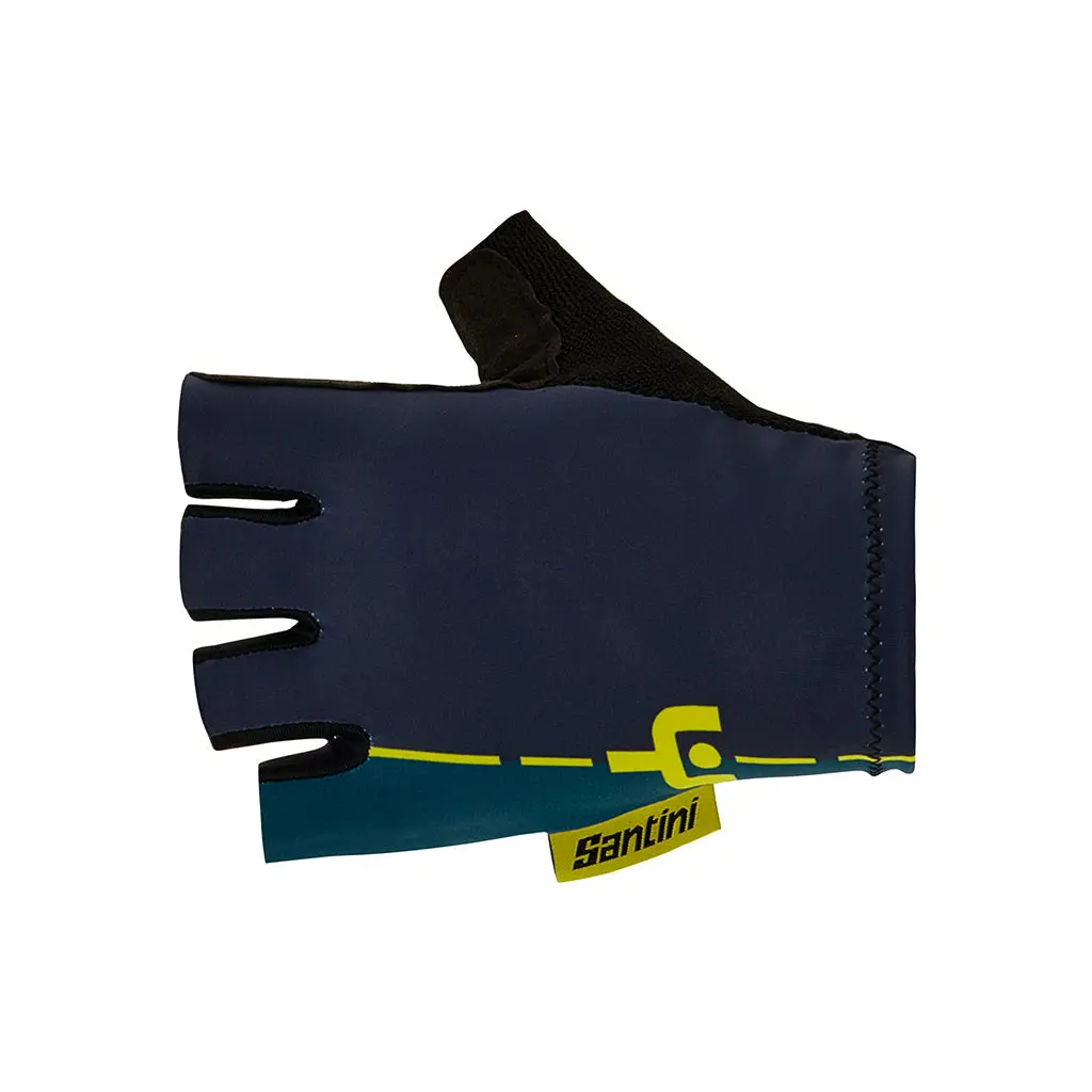 Santini Tdf Le Maillot Jaune Gloves - Print 1