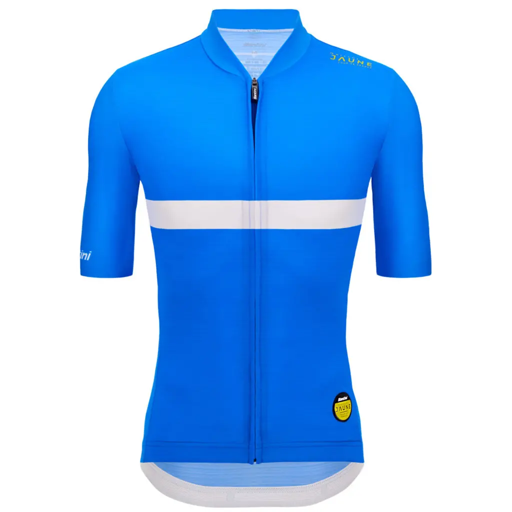 Santini Tour De France Maillot Jaune Bonette Jersey - Print 1