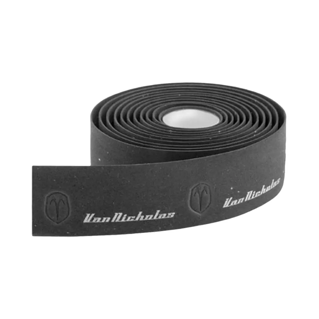 Van Nicholas Natural Cork Gel Bartape - Black 1