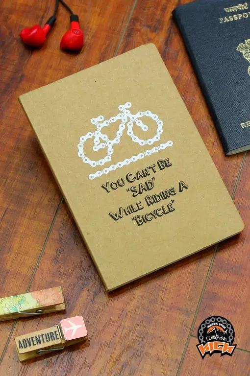 A5 Cycle Inspired Kraft Paper Notebook 1