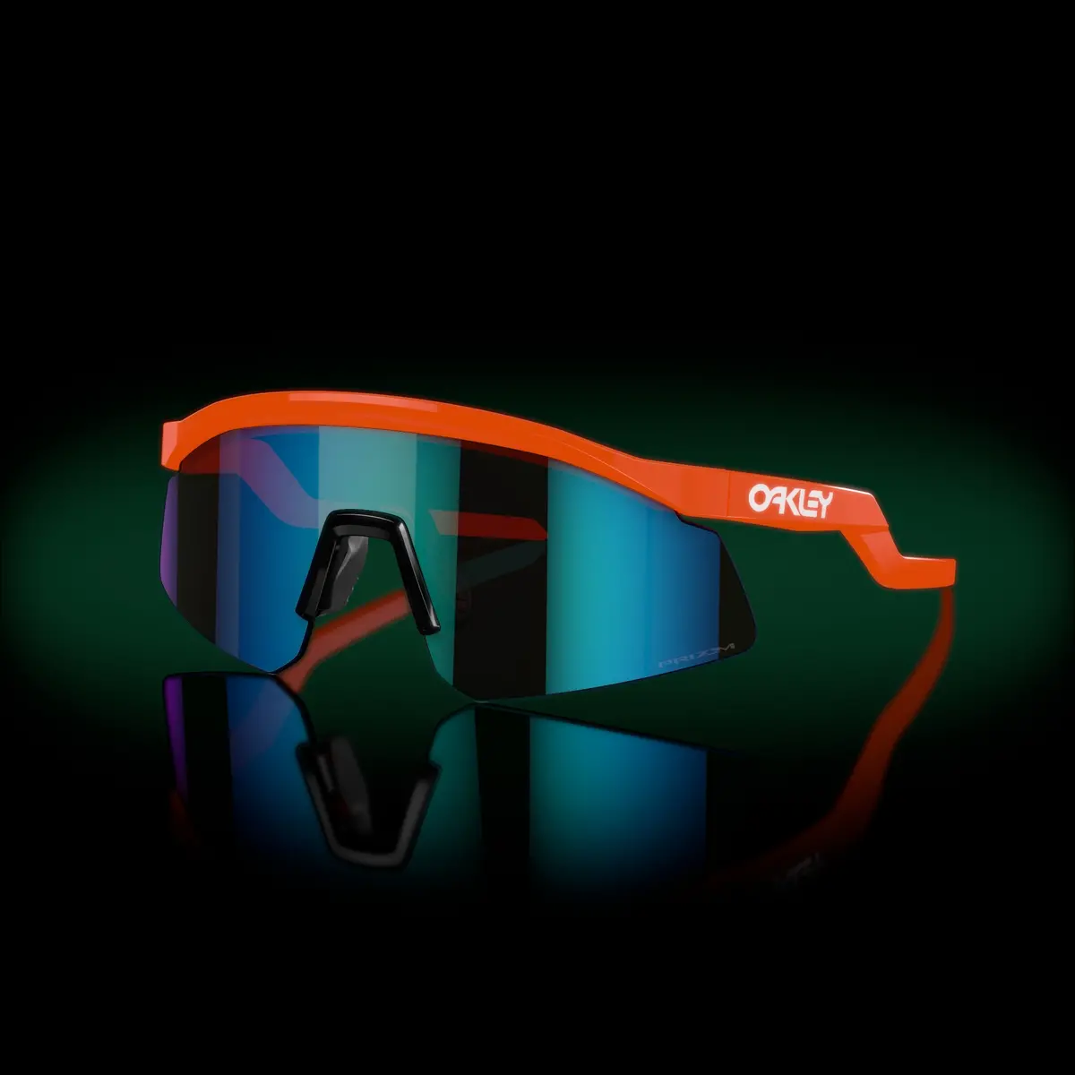 Oakley Hydra Prizm Sapphire Lenses Neon Orange Frame 1