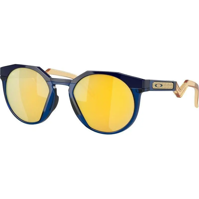 Oakley Hstn Prizm 24K Polarized Lenses, Navy/Transparent Blue Frame 1