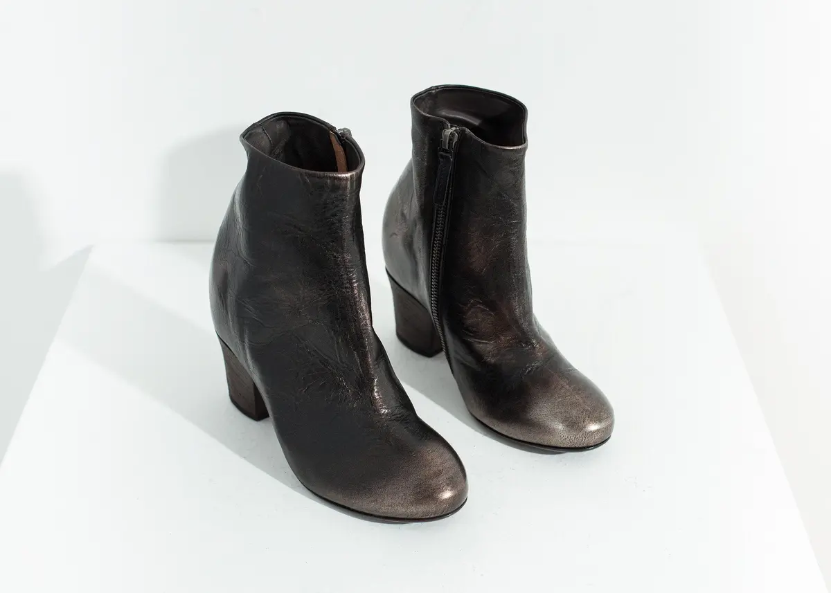 Scavata Ankle Boot In Bronze 1