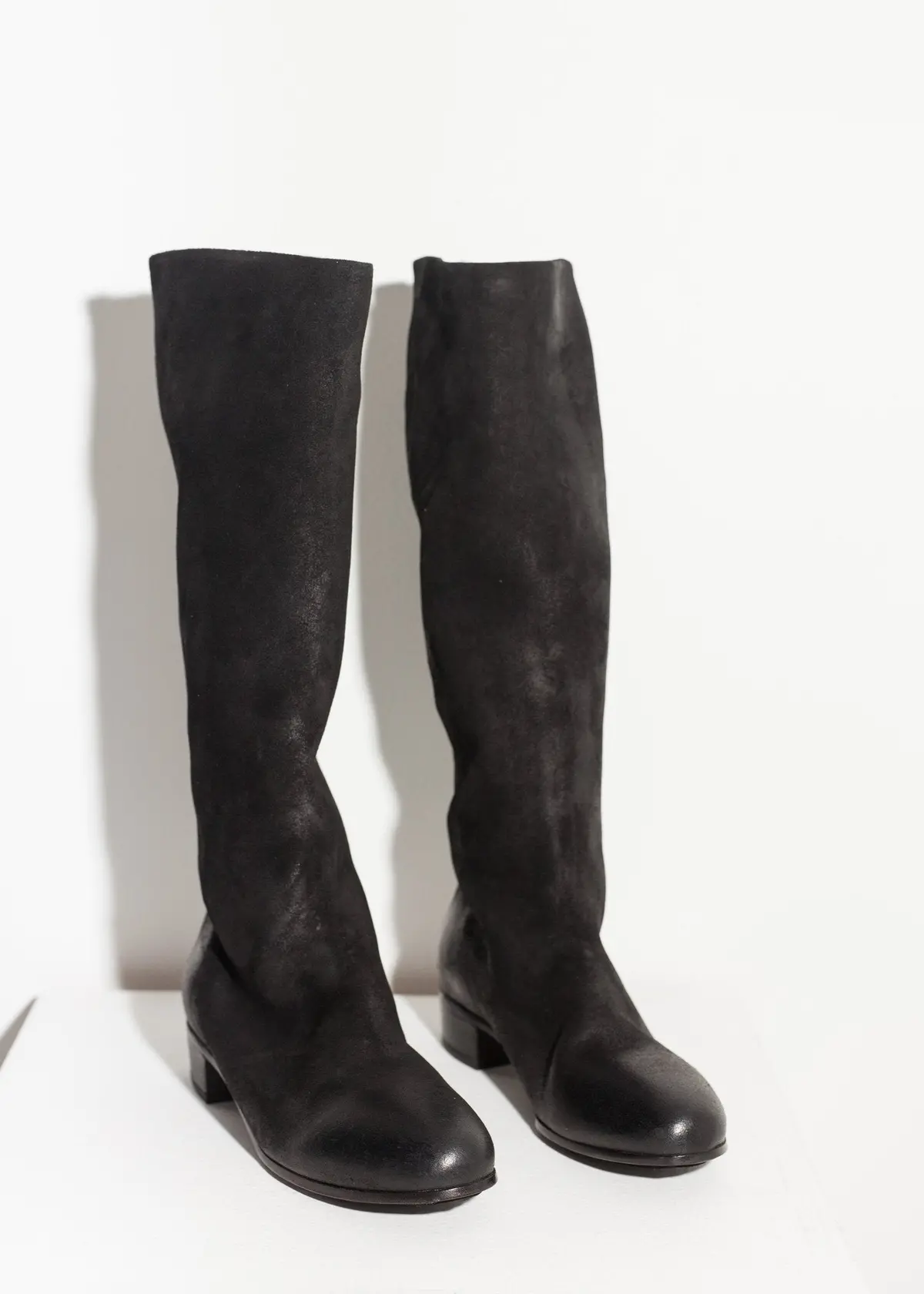 Knee-High Boot In Black 1