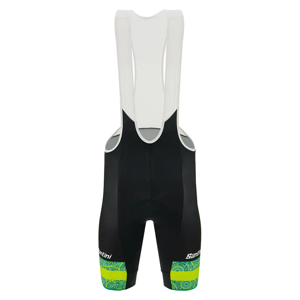 Santini Australian National Team Bibshorts - Black 1