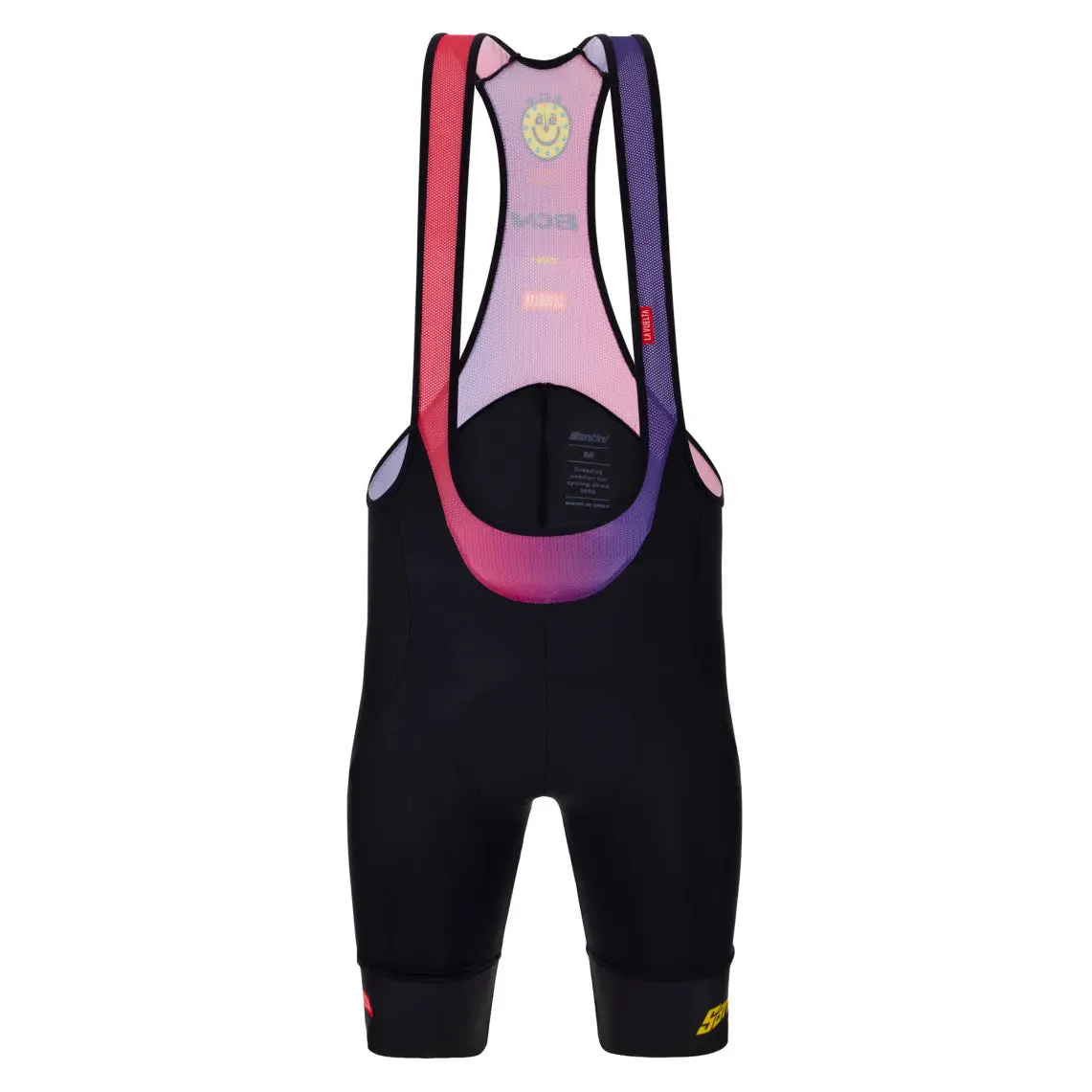Santini La Vuelta Barcellona Bibshorts - Black 1