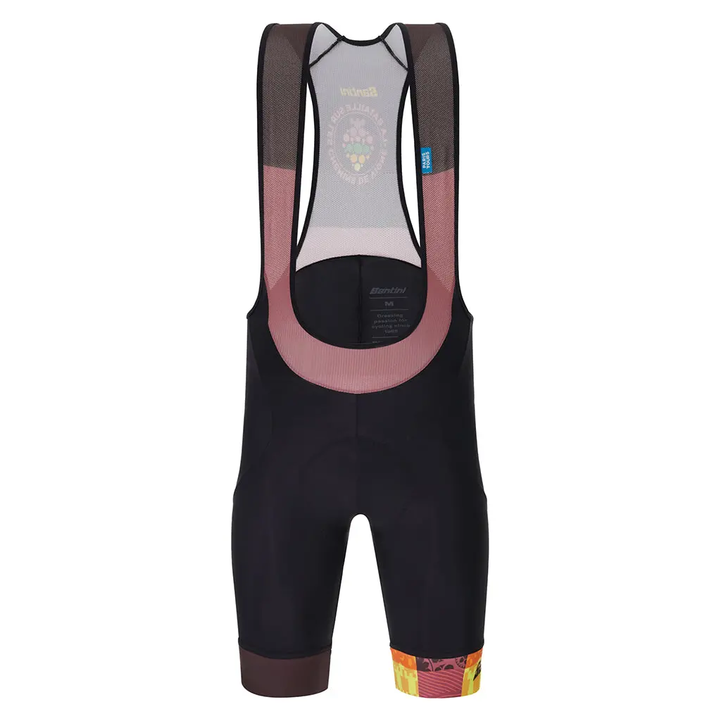 Santini Tdf Paris Tours Bibshorts - Black 1