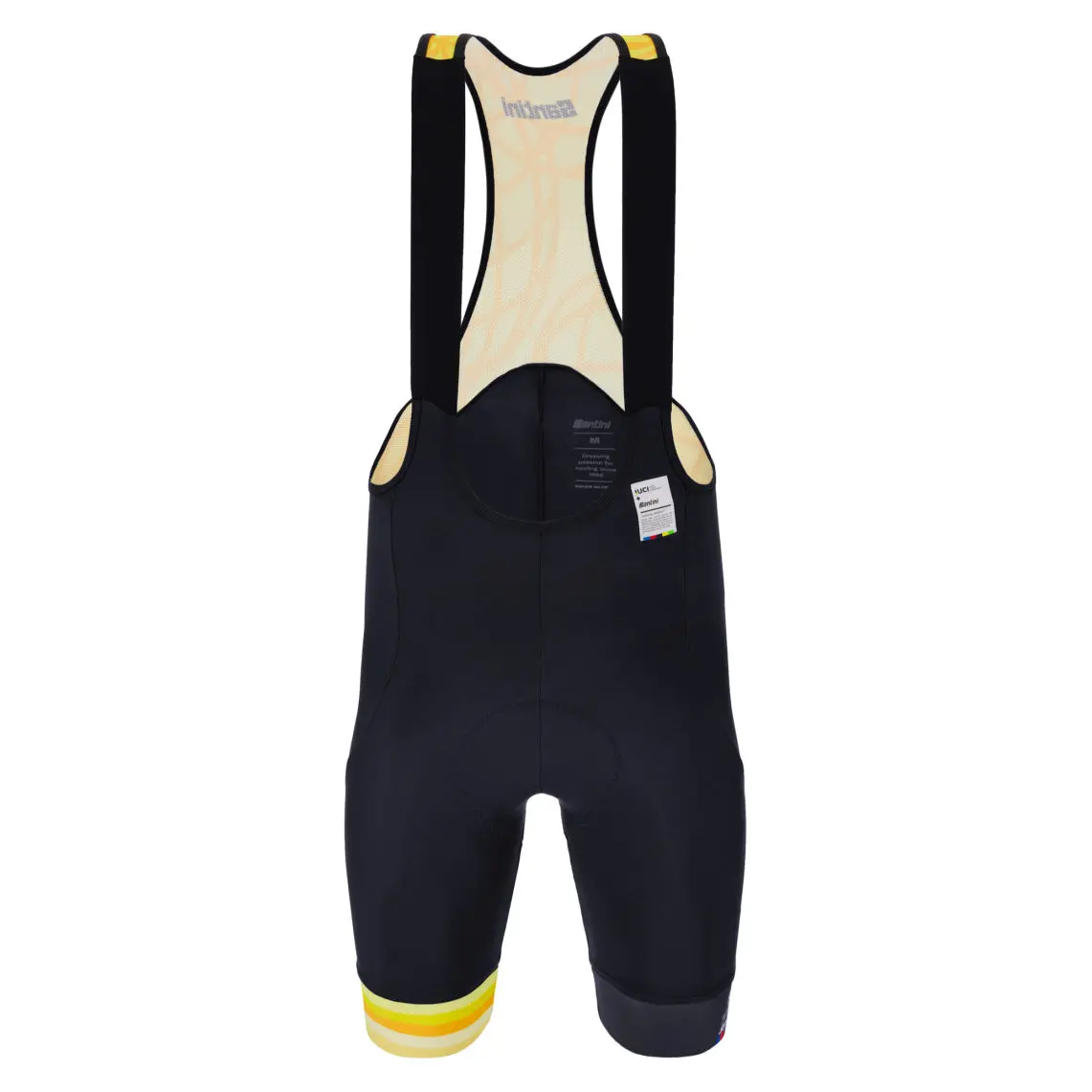 Santini Uci Grandi Campioni Goodwood 1982 Bibshorts - Black 1