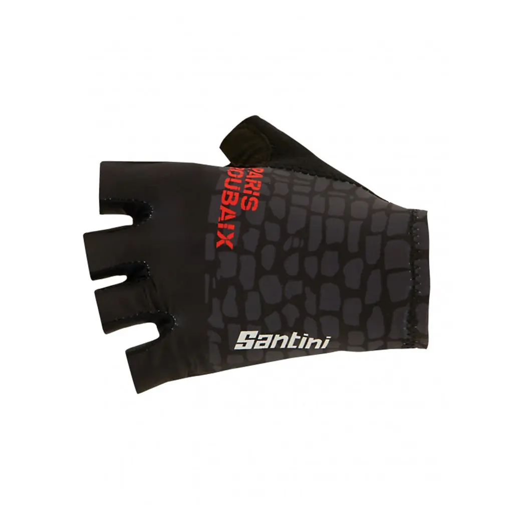 Santini Tdf Paris Roubaix Gloves - Print 1