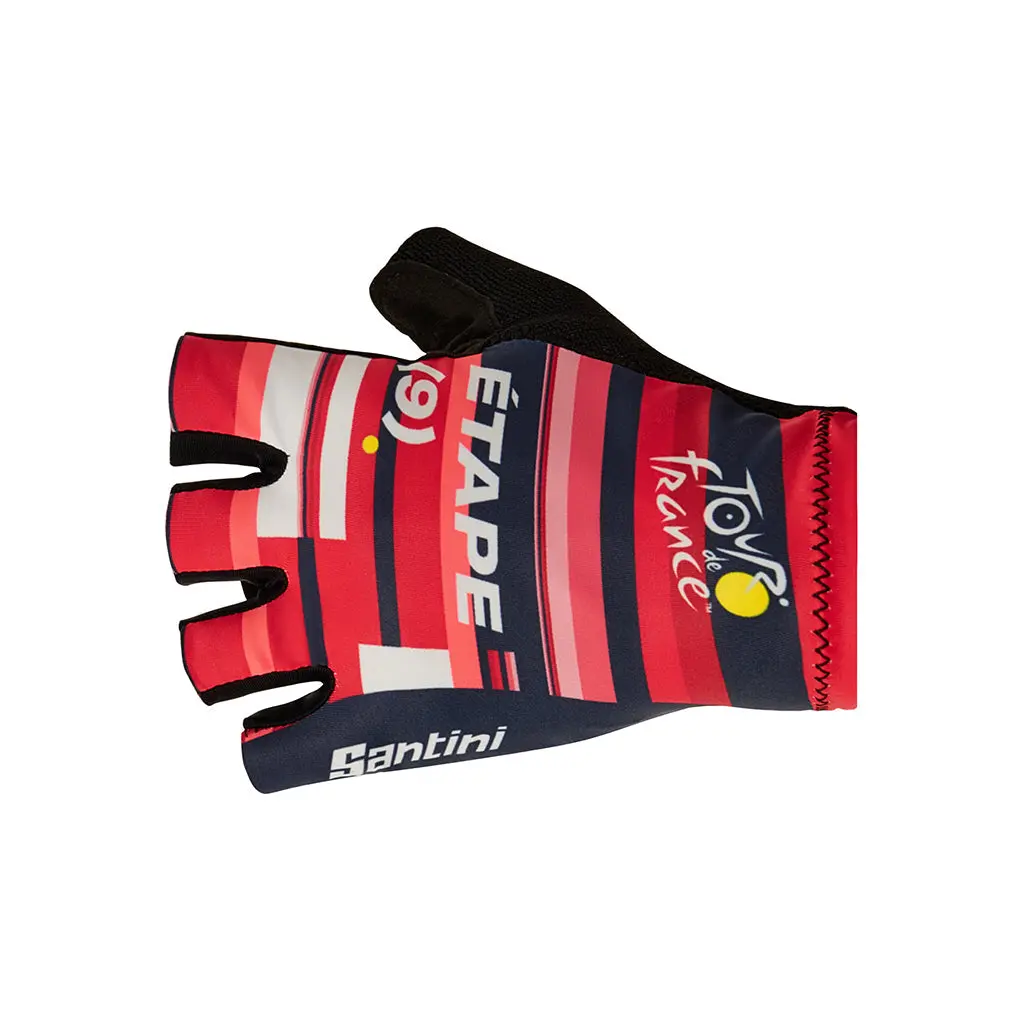 Santini Tdf Aigle Gloves - Print 1