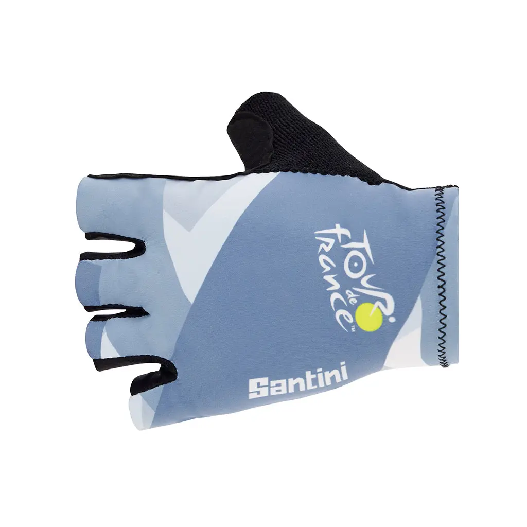 Santini Tdf Mont Blanc Gloves - Print 1