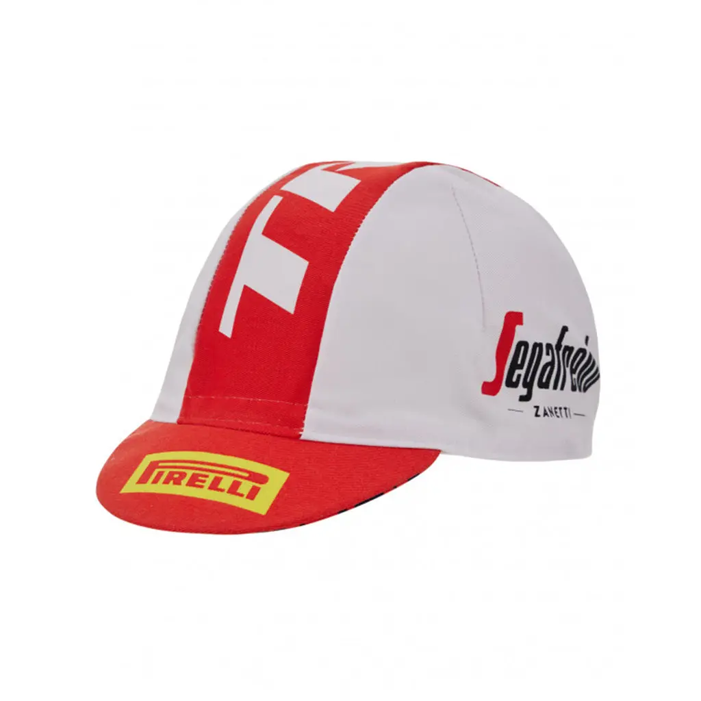 Santini Trek-Segafredo 2023 Cycling Cap - Red 1