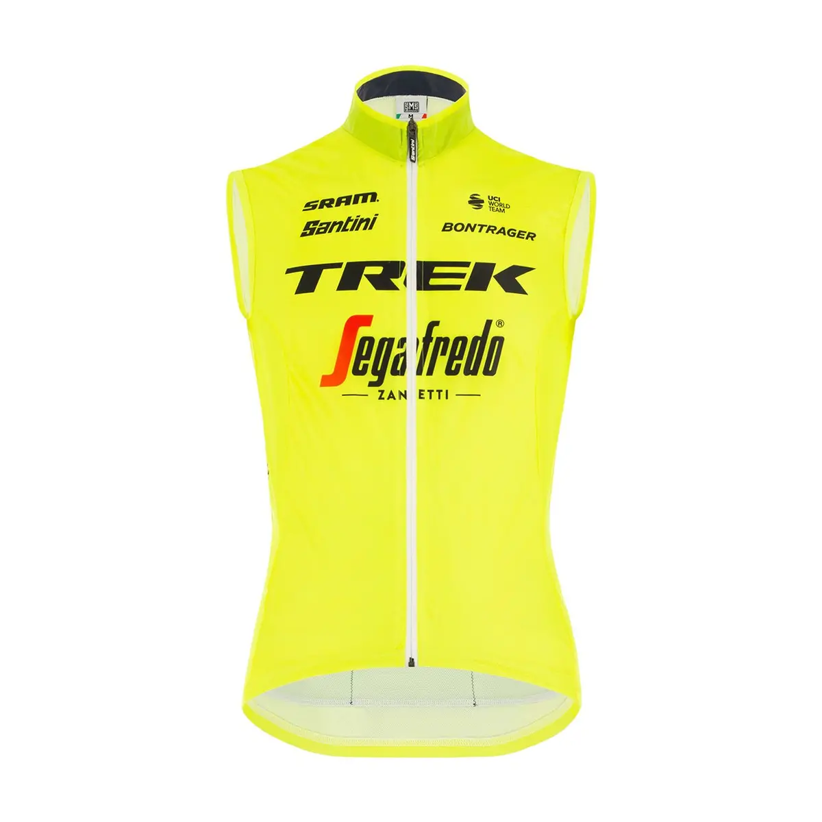 Santini Trek-Segafredo Gilet (Fluo Green) 1